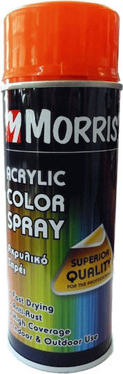Benman Σπρέι Βαφής Acrylic με Γυαλιστερό Εφέ Pure Orange RAL 2004 400ml