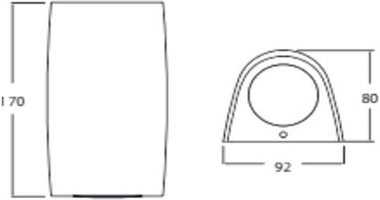 Fumagalli Marta 90 Επιτοίχιο Εξωτερικό Φωτιστικό 9.2x8x17εκ. Fumagalli Marta 90 Επιτοίχιο Εξωτερικό Φωτιστικό 9.2x8x17εκ.