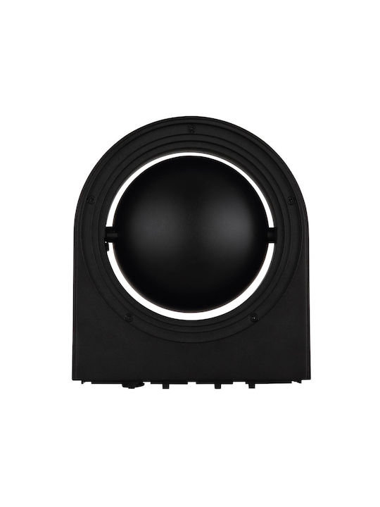 Globo Lighting Επιτοίχιο Εξωτερικό Φωτιστικό LED IP44 6.3W με Θερμό Λευκό Φως 16x6.6εκ.