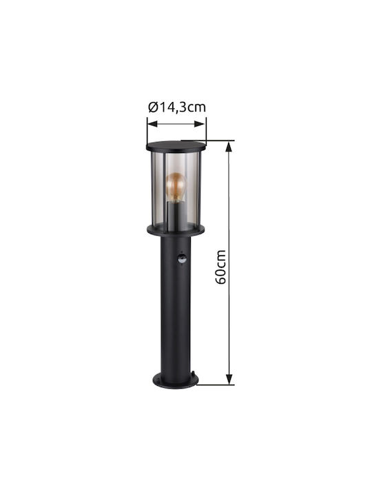 Globo Lighting Lampa Post Mic Pentru Exterior 60W IP54 Pentru Bază De Bec E27 Negru
