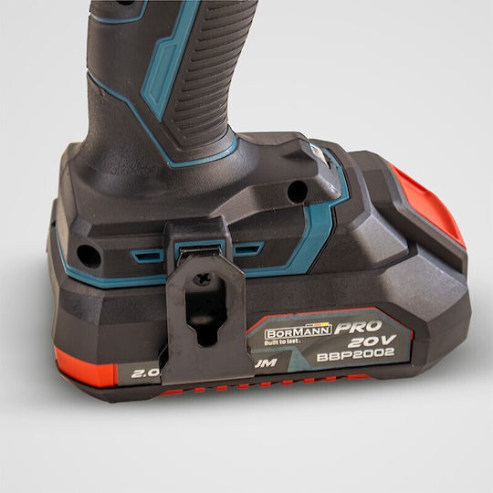 Bormann Pro 078616 Percussive Brushless Battery Drill Driver 20V 1x2Ah