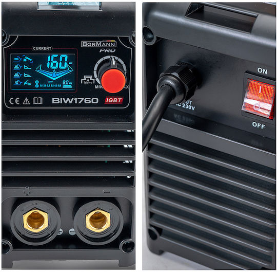 Bormann Pro Welding Machine Inverter TIG / MMA with Maximum Welding Current 160A and Duty Cycle 60%