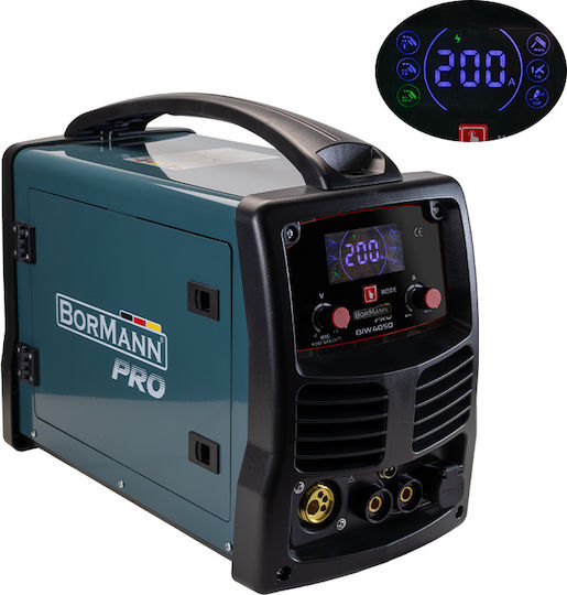 Bormann Pro BIW4050 Welding Machine Inverter MIG / TIG / MMA with Maximum Welding Current 200A and Duty Cycle 60%