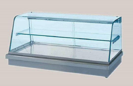 North Vitrină încălzită cu cameră 2 Nivele cu Putere 2000W L120 x l51 x Î48.5 cm