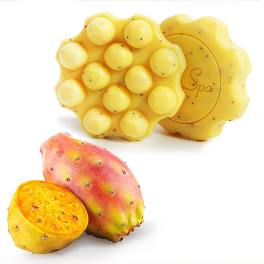 OliveSpa Cactus Massage Scrub Soap with Prickly Pear Seed Oil Σαπούνι Απολέπισης Σώματος 110gr