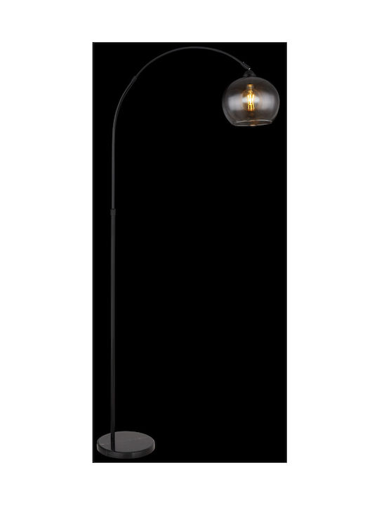 Globo Lighting Newcastle Floor Lamp H196xW30cm. with Socket for Bulb E27 Silver