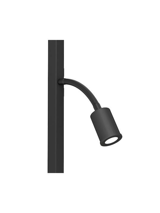 Eglo Foligno Floor Lamp H180xW26.5cm. with Socket for Bulb E27 Black