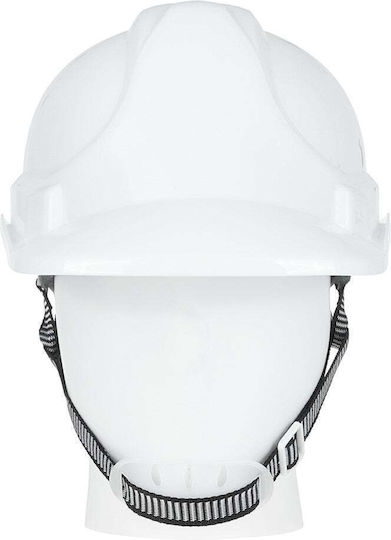 Geko Construction Site Helmet White G90036
