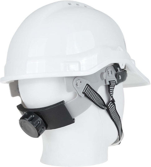 Geko Construction Site Helmet White G90036
