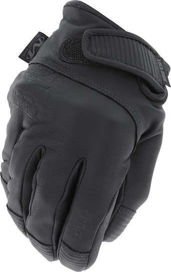 Mechanix Wear Covert Gloves for Work Black Leather 1pcs