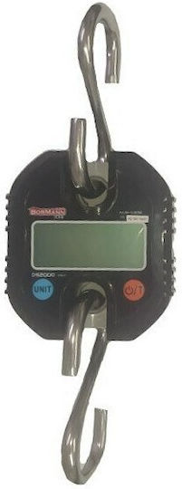 Bormann DS2000 Electronic Professional Hanging Scale with Weighing Capacity of 150kg and Division 50gr