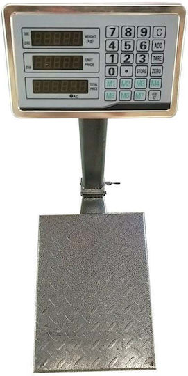 Bormann DS3000 Electronic Platform Scale with Column with Weighing Capacity of 300kg and Division 50gr