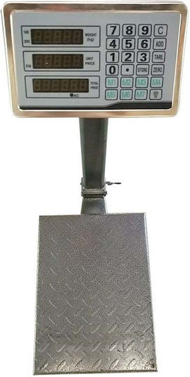 Bormann DS5000 Electronic Platform Scale with Column with Weighing Capacity of 500kg and Division 200gr