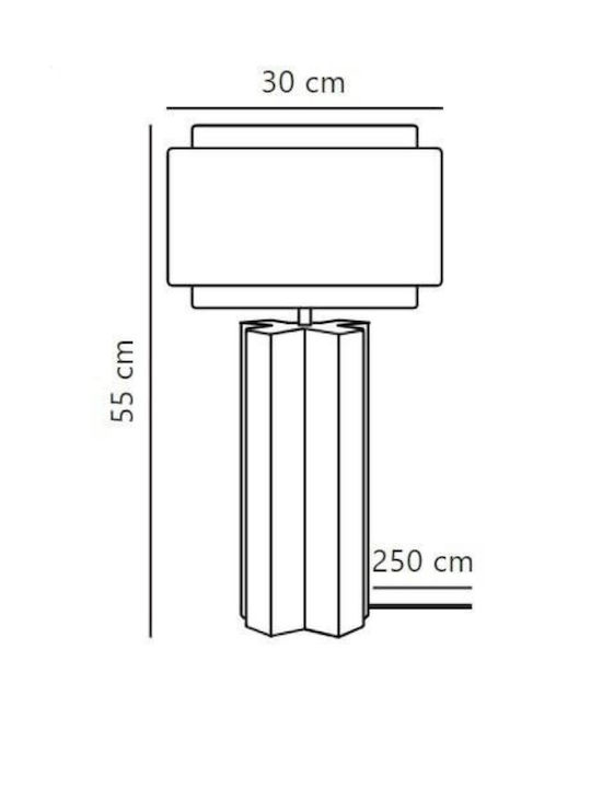 Nordlux Table Lamp for Socket E27 with Beige Shade and Base