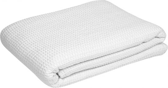 Blanket Waffle 260gr/m2 WHITE 230x170cm Blanket Waffle 260gr/m2 WHITE 230x170cm