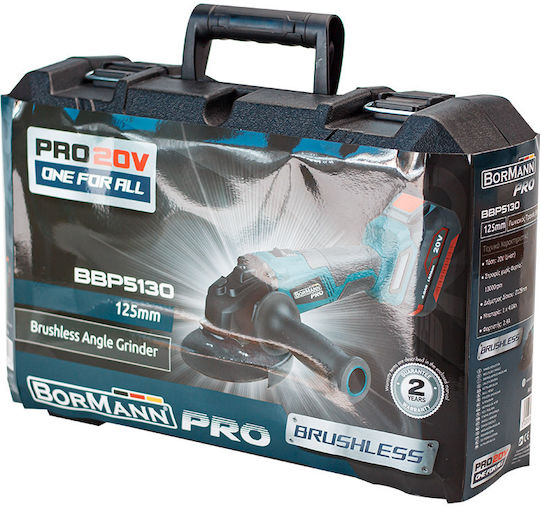 Bormann Pro BBP5130 Grinder 125mm Battery Brushless 1x4Ah