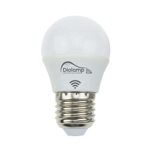 Diolamp Bec Smart LED 5W pentru Dulie E27 și Formă G45 RGB 380lm Reglabil în intensitate