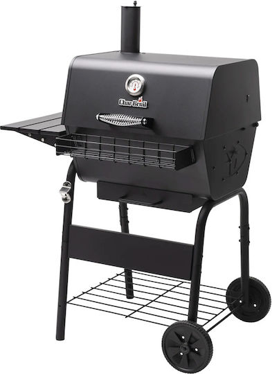 Char-Broil Чугун Скара на дървени въглища с Капак 53брx49.5бр