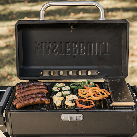 Transportwagen – Masterbuilt Mantemenia Tragbar Holzkohlegrill mit Deckel und Räuchergerät