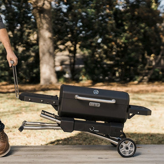 Transportwagen – Masterbuilt Mantemenia Tragbar Holzkohlegrill mit Deckel und Räuchergerät
