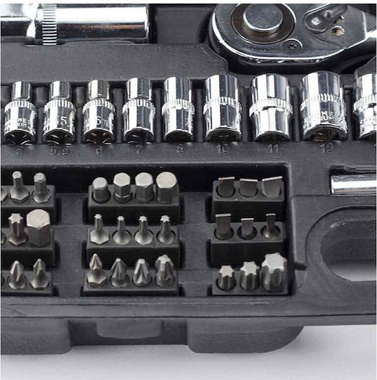 Bormann Pro BHT5150 Καστάνια με Καρυδάκια 1\2" & 1\4" 73τμχ