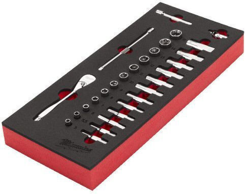 Milwaukee Ratschen- & Steckschlüssel-Sets 1\4" 26Stück