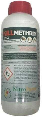 NitroFarm KillMethrin 2.5 SC Insecticid Lichid Pentru Furnici Muște Păduchi De Pat Gândaci Țânțari Și Păianjeni 1L