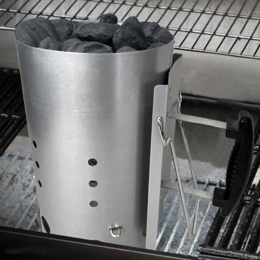 Home & Camp Chimney Starter for Grill Charcoal 19x30cm