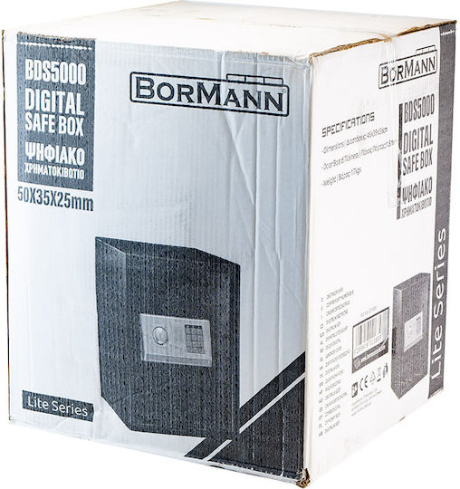 Bormann BDS5000 Safe with Digital Lock L35xW31xH50cm 021889