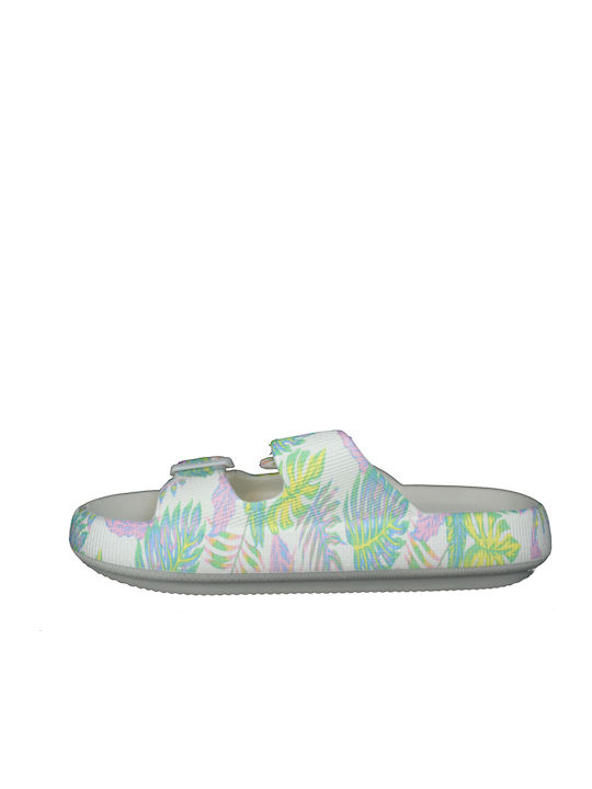 Flip Flops In Sandal Style In White Colour