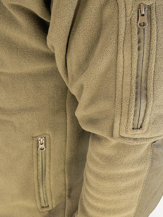 Bormann Bologna Work Jacket with Fleece Lining Khaki