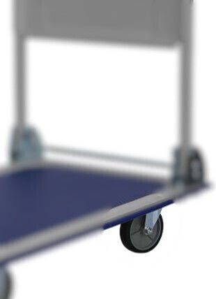 Unimac Rotating Plastic Wheel with Brake 100mm