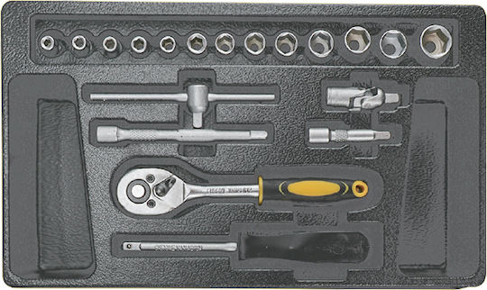 Bormann Pro BWR7100SET Tool Trolley with 5 Drawers and 66 Tools