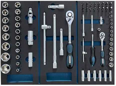 Bormann Pro BWR7600SET Εργαλειοφόρος με 6 Συρτάρια και 120 Εργαλεία