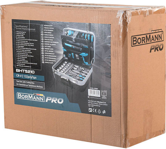 Bormann Pro BHT5210 Βαλίτσα με 132 Εργαλεία