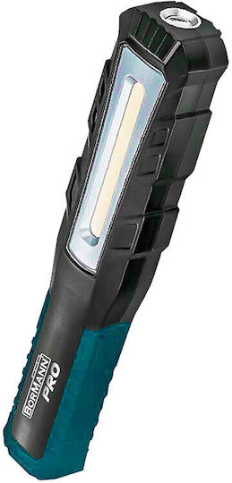 Bormann Pro Φακός Συνεργείου Επαναφορτιζόμενος LED IPX4 Διπλής Λειτουργίας με Φωτεινότητα έως 800lm BPR6055