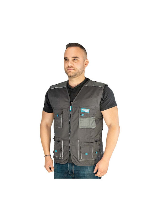 Bormann Pro BPP701 Men's Safety Vest Gray 024569 024576 024583 024590