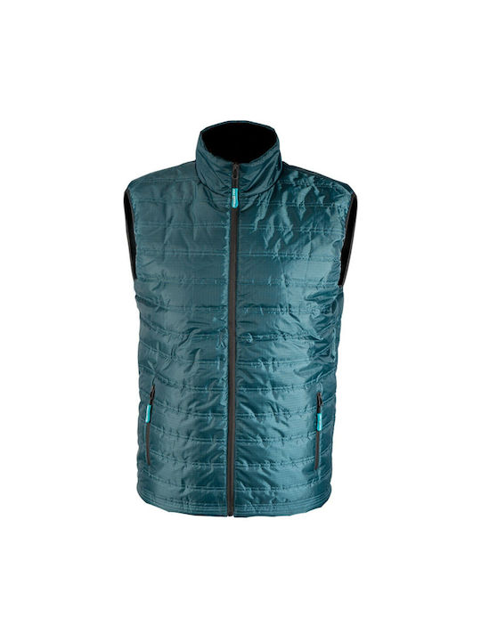 Bormann Pro Roma BPP7058 Men's Safety Vest Turquoise with Coating