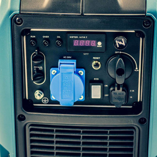 Bormann Pro BGB2000 Silent Generator Suitcase Inverter Gasoline Four-stroke with Handle and Maximum Power 2.6kVA