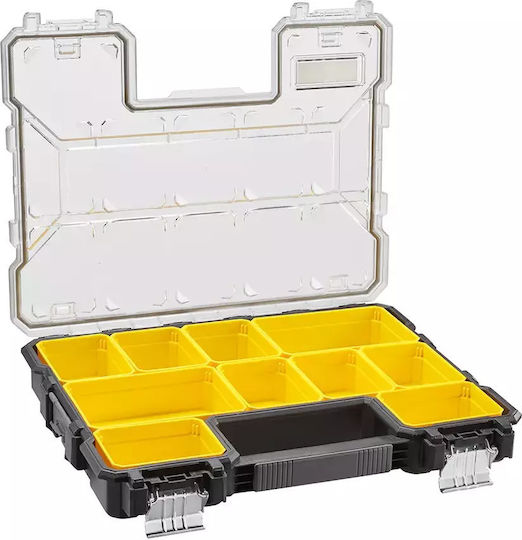 Stanley Fatmax Organizatoare pentru Compartimentul de Unelte 10 Locuri cu Cutii Detașabile Galbene 44.6x35.7x11.6cm. 2buc