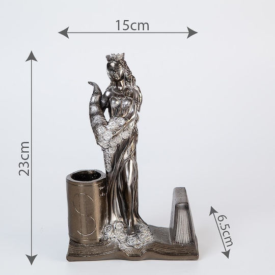 Iciclio Μολυβοθήκη Πολυρητίνη Θεά Τύχη 15x6,5x23εκ 81027626