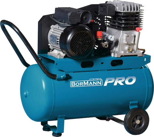 Bormann Pro BAT5060 Einphasig Luftkompressor 96dB mit Leistung 3hp und Lufttank 100Es 030836