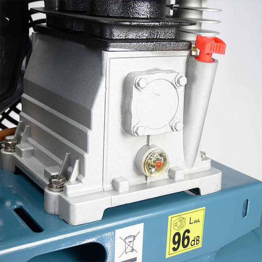 Bormann Pro BAT5060 Einphasig Luftkompressor 96dB mit Leistung 3hp und Lufttank 100Es 030836
