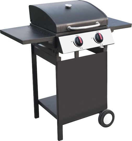 Bormann Elite BBQ2000 Gasgrill Gusseisen Rost 45cmx45cmcm mit 2 cm 7.2kW