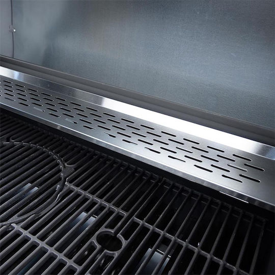 Elite BBQ5100 Gas Grill with 5 pcs 18kW and Side Burner