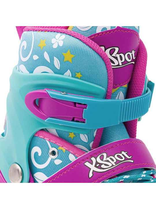 Rollschuhe Xspot Verstellbar Aluminium Mehrfarbig Größe 34-37