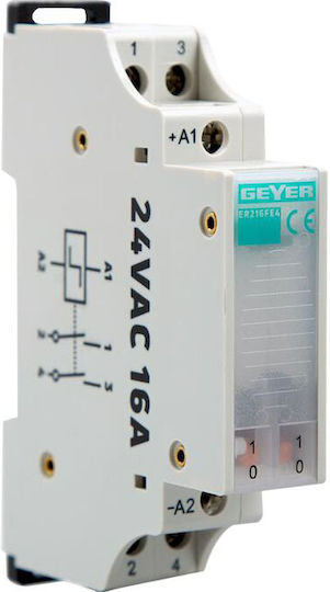 Geyer Phase 2-Pole Latching Relay 16A 24V