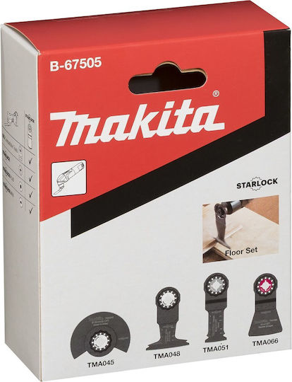 Makita Остриета за мултиинструмент 4бр B-67505