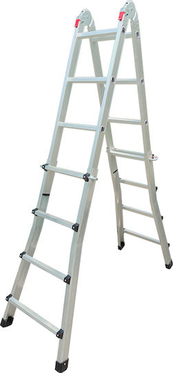 Bormann Pro BHL9080 Διπλή Σκάλα Αλουμινίου 2x4
