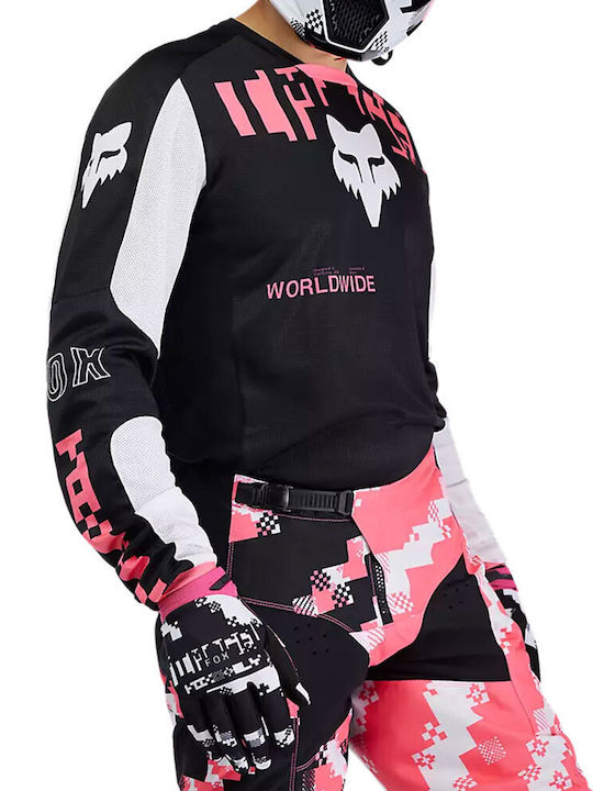 Fox 180 Digi Image Pentru bărbați Tricou Motocross Mânecă lungă Negru Culoare
